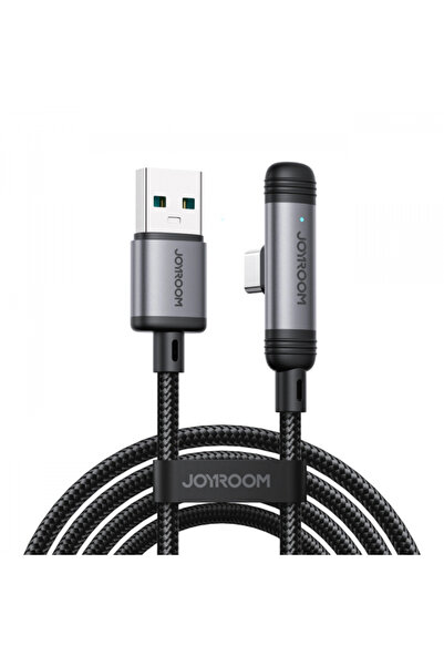 Joyroom Cablu de Date și Încărcare USB-A - USB-C S-A56 EnjoyX Angled, 20W, 1....