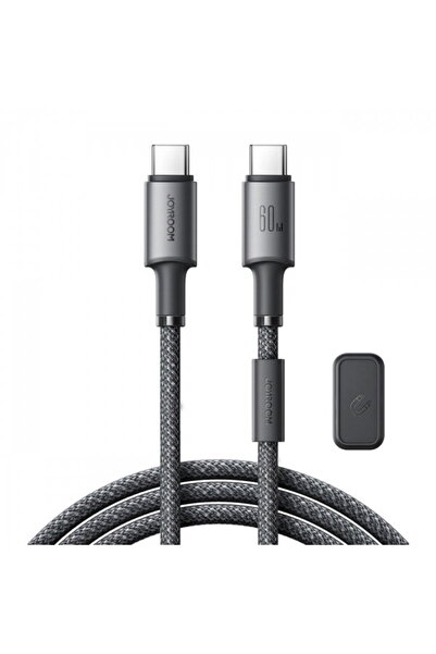 Joyroom Cablu de date și încărcare USB-C - USB-C S-A50, 60W, 1.2m, Gri
