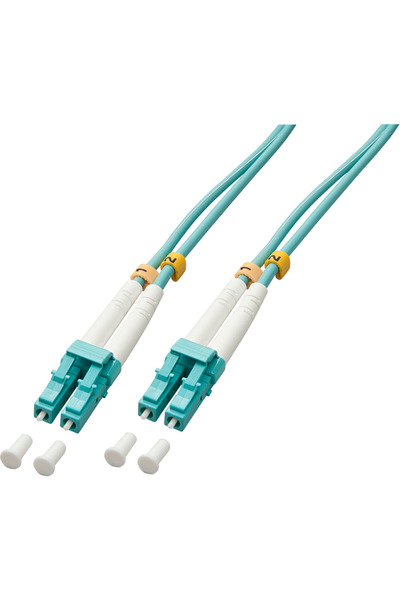 LİNDY Cablu fibra optica LC-LC OM3 Duplex Multimode 100m, L46404