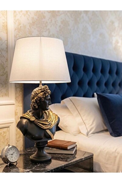 Mirsa Global Decorative Greek God Apollo Model Lampshade Figurine