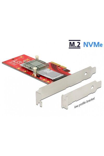 DELOCK PCI Express la 1 x NVMe M.2 Key M 110 mm cu radiator, 89577