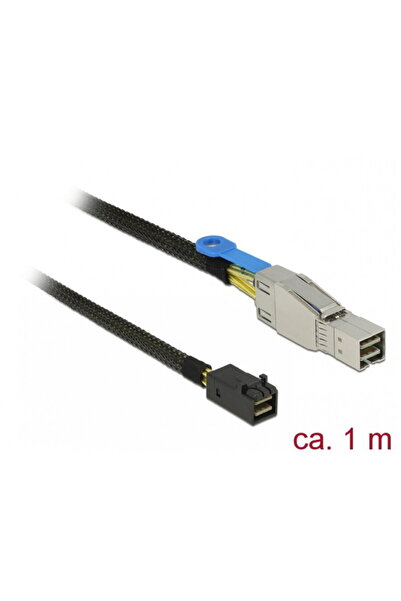 DELOCK Mini SAS HD SFF-8644 to Mini SAS HD SFF-8643 Cable 1m, 83618