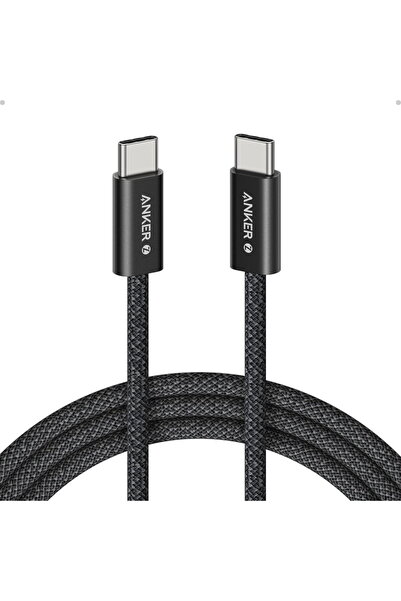 Anker Cablu Zolo USB-C la USB-C, 240W, braided, 1m, Negru