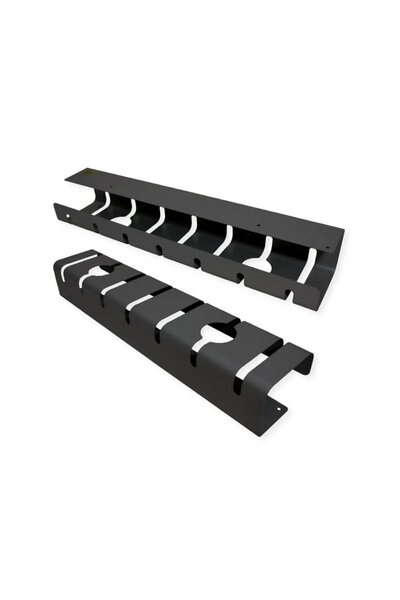 Roline Set of 2 under desk cable organizer Black, 17.03.1303