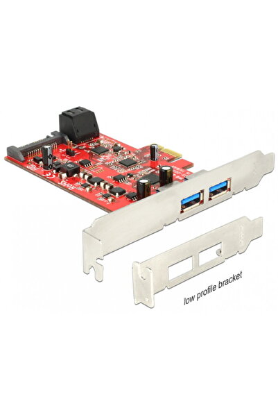 DELOCK PCI Express with 2 x external USB 3.0 + 2 x internal SATA 6 Gb/s, 89389