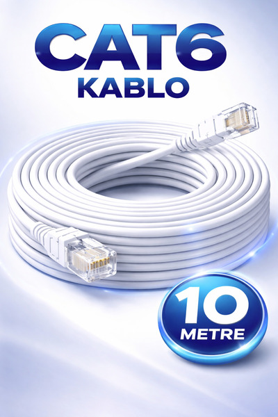SSCglow كابل إيثرنت Cat6 بطول 10 أمتار. شبكة الإنترنت