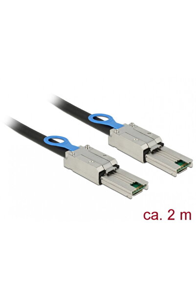 DELOCK Cablu Mini SAS SFF-8088 la Mini SAS SFF-8088 2m, 83571