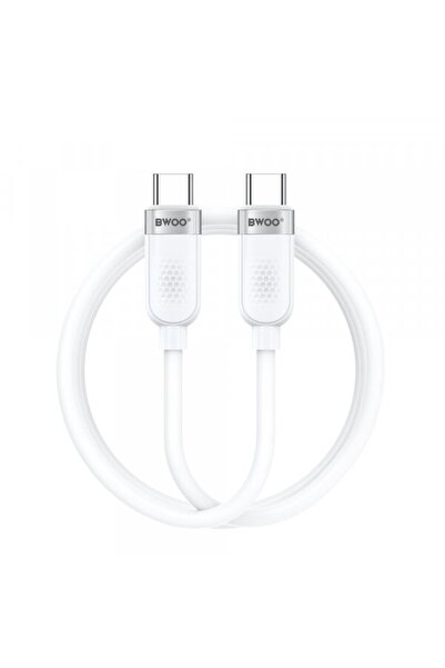 Bwoo USB-C Data and Charging Cable - USB-C BO-X315C, 100W, 1m, White