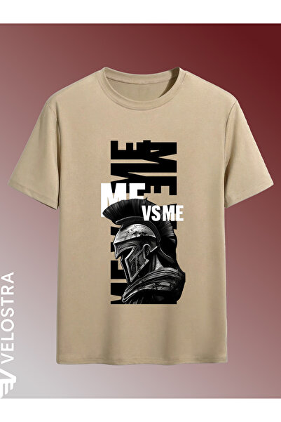 Velostra Men's Me Vs Me Printed Oversize Comfortable Daily Use Combed Cotton ...