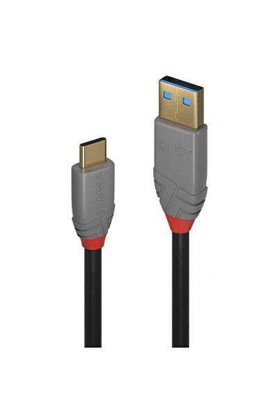 LİNDY Cablu USB 3.2-A la tip C 5A/100W PD Anthra Line T-T 3m, L36919