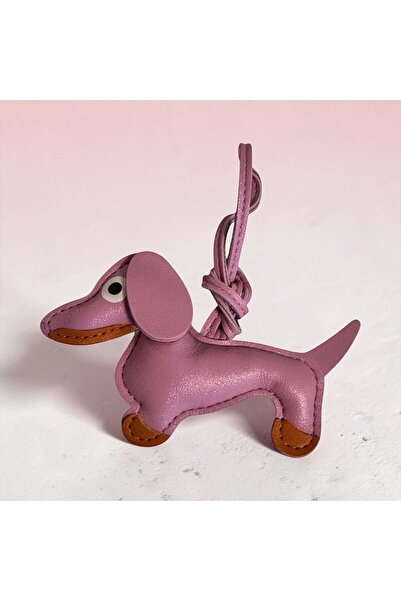 618 CONCEPT Leather Dog Figure Bag Accessory