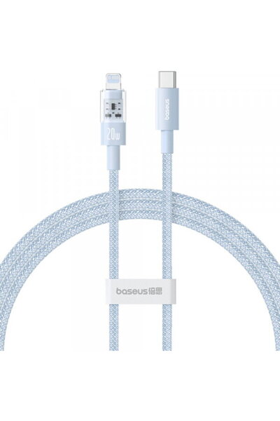 Baseus USB-C - Lightning Gem Data and Charging Cable, 20W, 1m, Blue P10373001...