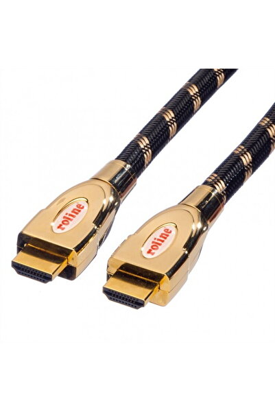 Roline Cablu HDMI 4K GOLD Ultra HD + Ethernet 3m, 11.04.5692