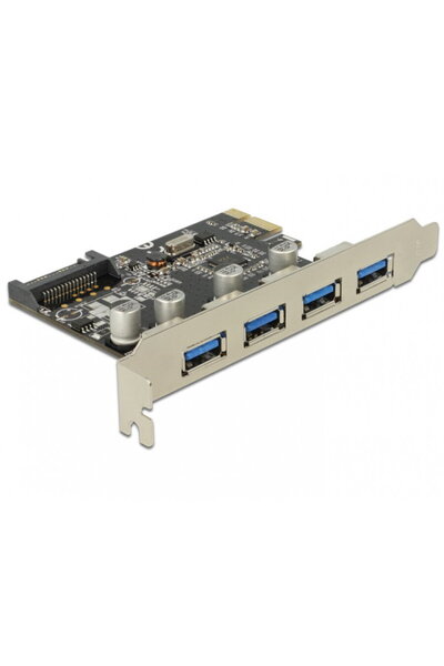 DELOCK PCI Express card with 4 USB 3.0 ports, 89297