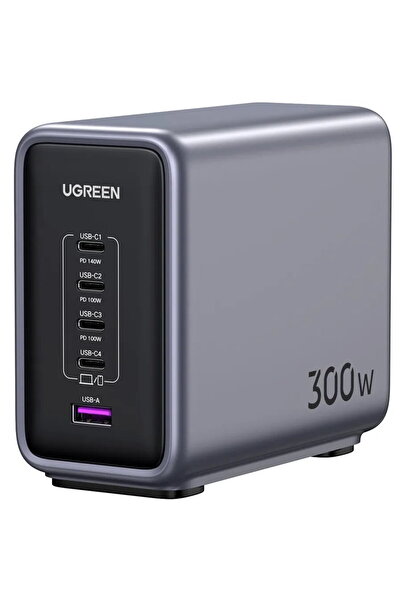 Ugreen Universal charger, Ugreen, Fast charging, 4 USB Type-C ports, 120x120x...
