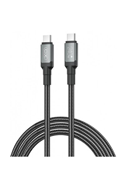 XO Design USB-C - USB-C NB-Q264B Data and Charging Cable, 240W, 2m, Black