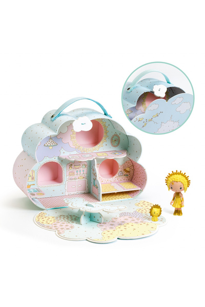djeco Tinyly Collection Sunny and Mia's Little House,