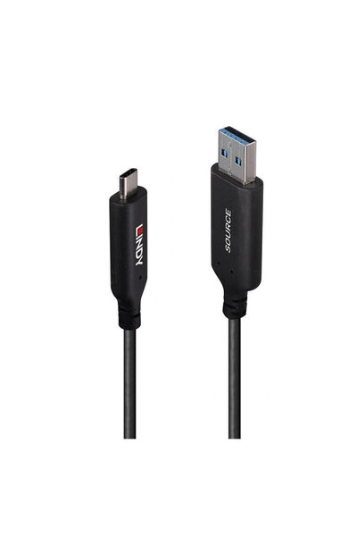 LİNDY Cablu activ optic USB 3.1 Gen1-A la USB type C T-T 25m, L43396
