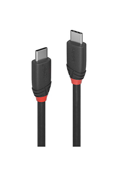 LİNDY Cablu de date 36906, USB-C tată - USB tată, 1m, Negru