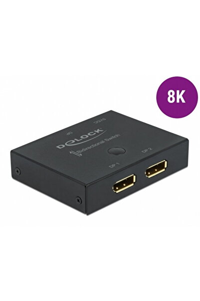 DELOCK Switch Displayport 2 porturi 8K30Hz bidirecțional, 11478