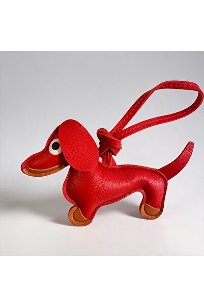 618 CONCEPT Leather Dog Figure Bag Accessory