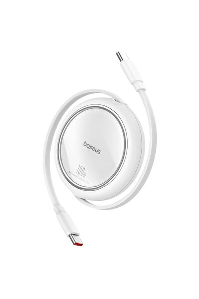 Baseus Cablu de Date Type-C la Type-C, 100W, 1m, R64, Policarbonat, TPE, Free...