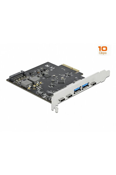 DELOCK PCI Express x4 cu 3 x USB 3.2 Type-C + 2 x USB-A, 89074