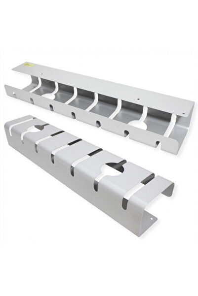 Roline Set of 2 under desk cable organizer Silver, 17.03.1302