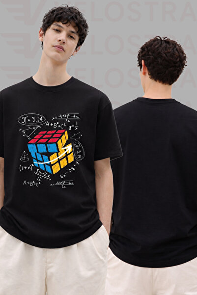 Velostra Men's Math Printed Special Design Oversize Comfortable Daily Use Com...