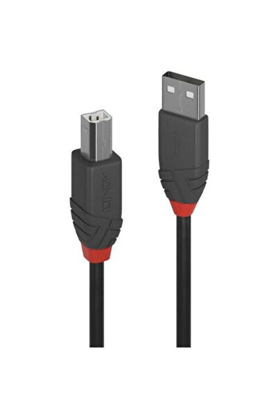 LİNDY Cablu LY-36675, USB 2.0 - USB-B, 5m, Black