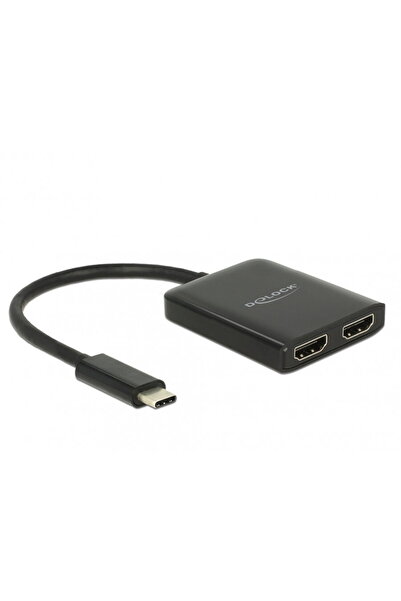 DELOCK USB-C (DP Alt Mode) to 2 x HDMI 4K 30Hz Multiplier black, 87719