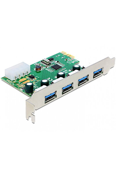 DELOCK PCI Express with 4 external USB 3.0 ports, 89363