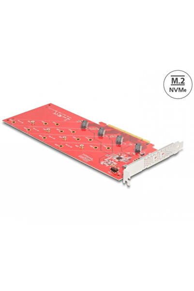 DELOCK PCI Express x16 la 4 x NVMe M.2 - Bifurcation, 90617