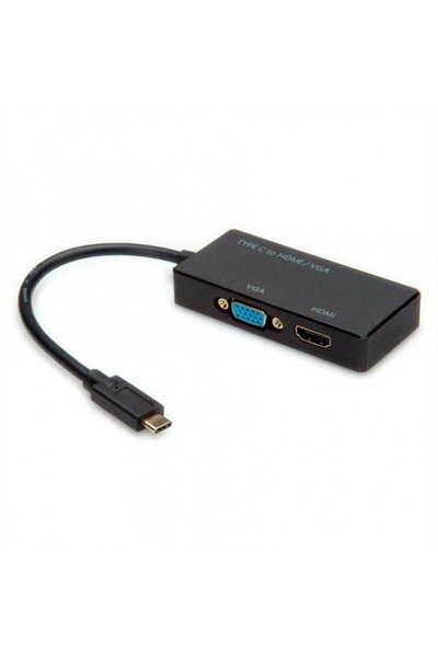 VALUE Adaptor USB tip C la HDMI + VGA T-M, 12.99.3215