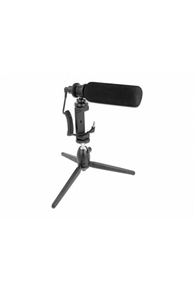 DELOCK Microfon pentru vlogging pentru smartphone-uri și camere DSLR, 66582
