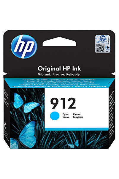 HP CARTUS CYAN NR.912 3YL77AE ORIGINAL OFFICEJET 8013