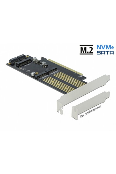 DELOCK Placă PCI Express cu 1 slot M.2 Key B + 1 slot NVMe M.2 Key M + 1 slot...