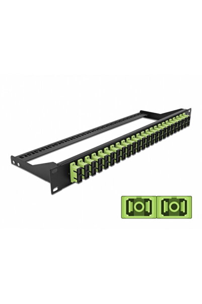 DELOCK Patch panel 19" cu 24 x SC OM5 Multi-mode Duplex, 43397