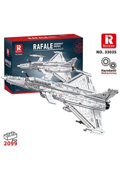 REOBRIX 33035 Dassault Rafale Jet Uçak Yapı Blok Seti Building Blocks - 2099 ...