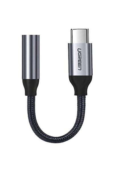 Ugreen Adaptor Audio USB Type-C la 3.5 mm, 0.1 m, Gri
