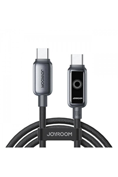 Joyroom Cablu Date si Incarcare USB-C - USB-C S-A55 StarFlight Display, 100W,...