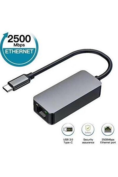 Lunatic 5247 Usb Type C To Ethernet 2500Mbps 2.5G Internet Converter Converte...