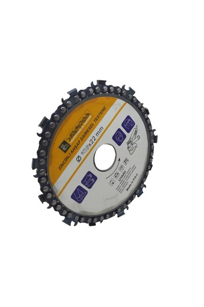 Algaride Zincirli Daire Testere 115x22 mm Sunta Ahşap Odun Ağaç Kesme Testere...