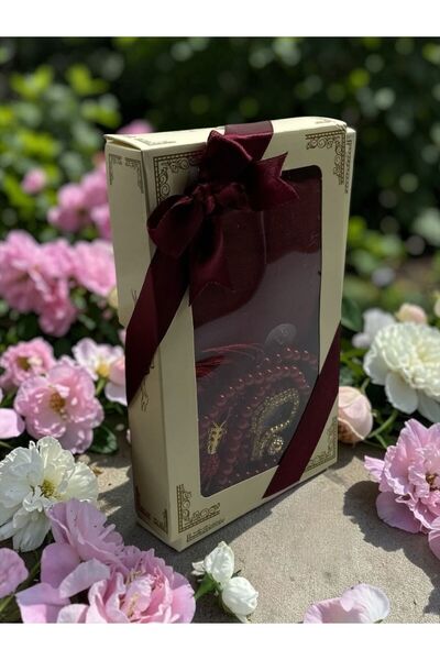 Altınoluk Haremia Special Boxed Gift Set, Pearl Prayer Beads, Stone Zikirmati...