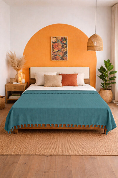 Bikaya Home بيكيه مزدوج طبيعي من نوع سينجل |   200×230 سم |   قطن طبيعي |   خ...