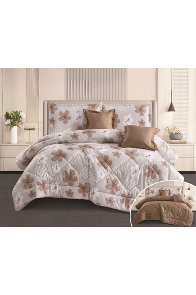 smart home Luxury Summer Double Bedding Set 6pcs Microfiber Comforter 250x230...