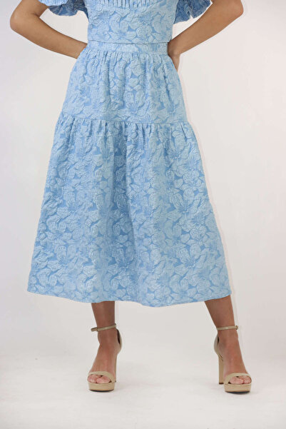 2TRENDY Short Skirt with Rose Pattern