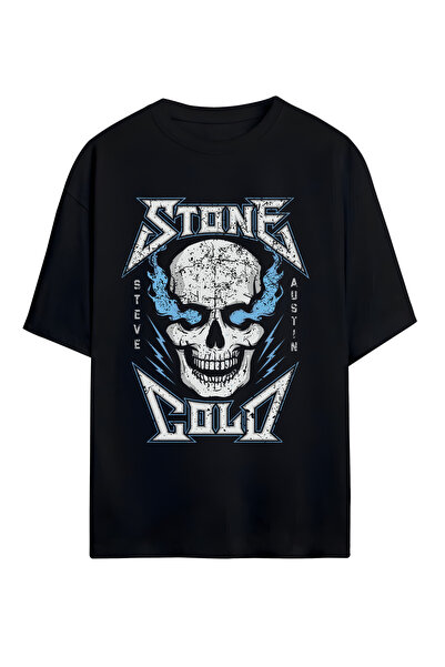 STİL-X Μπλουζάκι Stone Cold Printed Unisex 100% Βαμβακερό Oversize