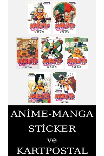 Gerekli Şeyler Yayıncılık Naruto 14-15-16-17-18-19-20 Manga Seti (7 KİTAP) / ...