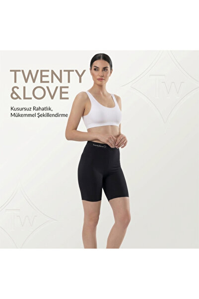 Twentyipek Γυναικείο κολάν πάνω από το γόνατο, χτενισμένο βαμβακερό σορτς Lyc...